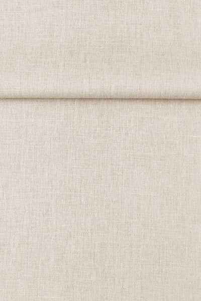 Luca-S Panză din in natural pur, șifonată, de culoare beige deschis.