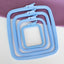 Nurge de plastic patrat Pastel Albastru, 300A