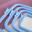 Nurge de plastic patrat Pastel Albastru, 300A