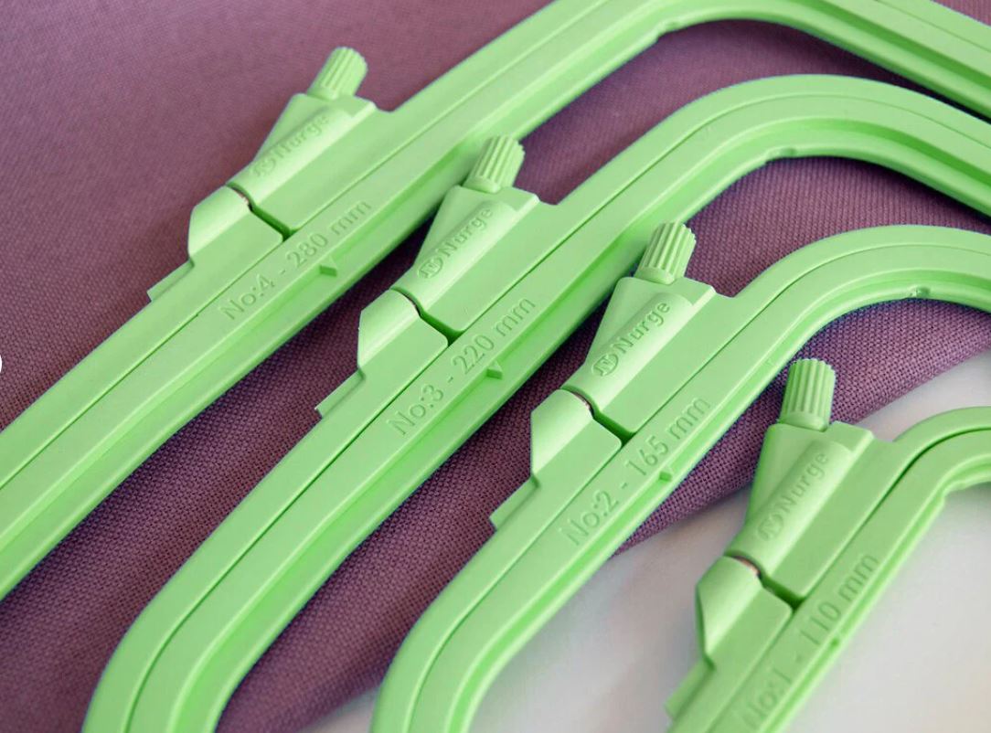 Nurge de plastic patrat Verde, 300V