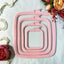 Nurge de plastic patrat Pastel Roz, 300R