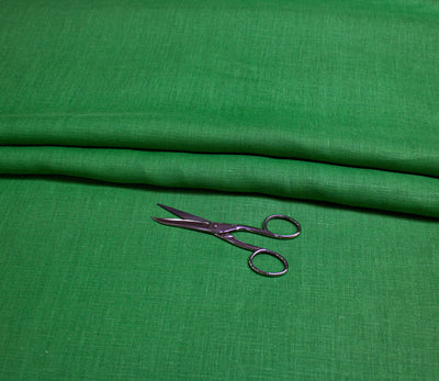 Luca-S Pană moale din in pur natural 100%, de culoare verde iarbă.