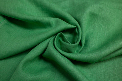 Luca-S Pană moale din in pur natural 100%, de culoare verde iarbă.