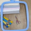Nurge de plastic patrat Pastel Albastru, 300A