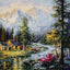 Cross Stitch Kit Luca-S Gold - Camper's Cabin - HobbyJobby