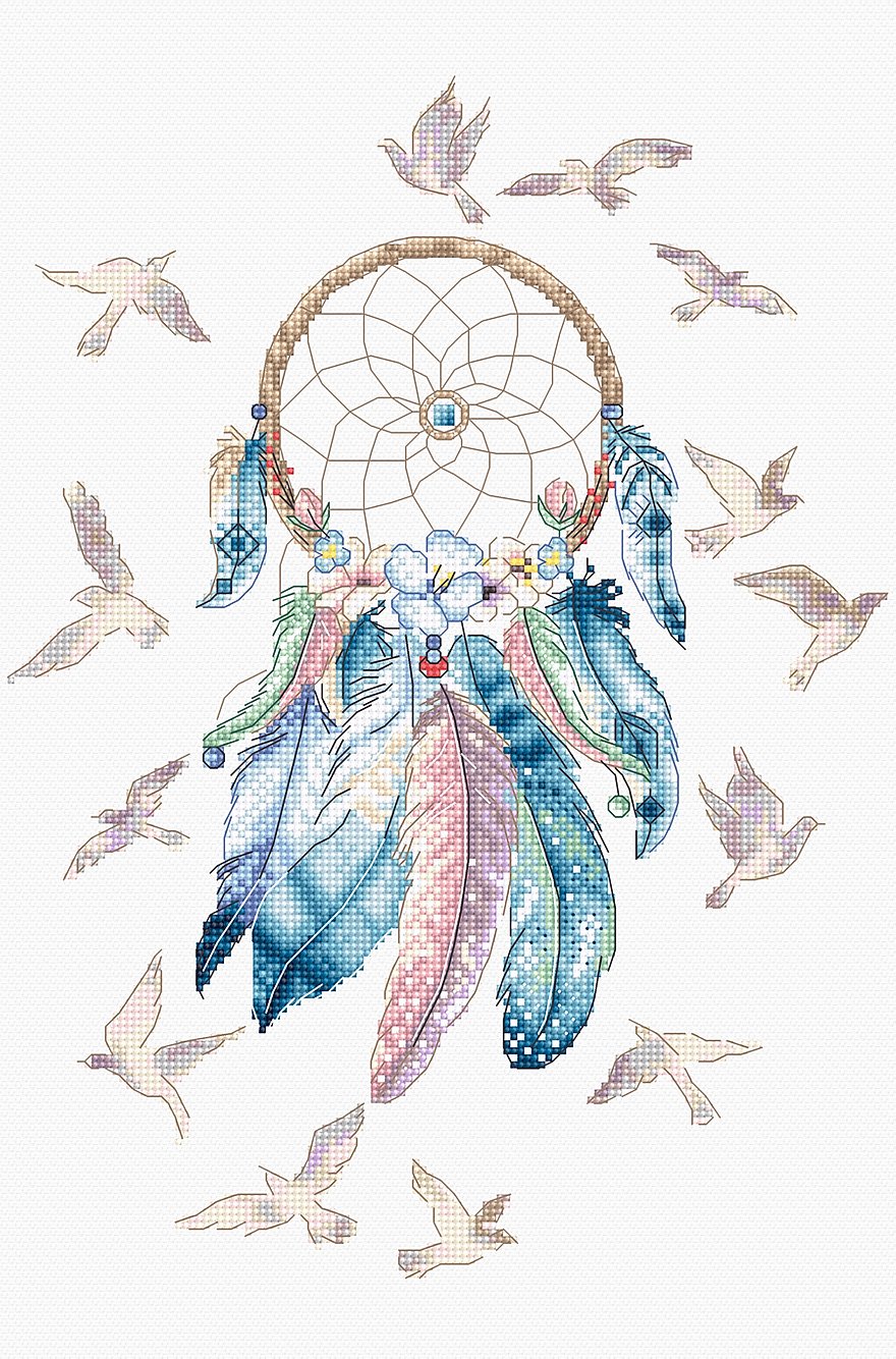 Set de broderie Letistitch - Fă-ți visele să devină realitate, Leti945