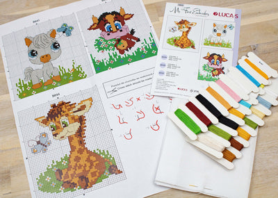 Set de brodat în cruciuliță Luca-S - Prima mea broderie, M03