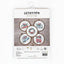 Set de broderie Letistitch  - Christmas Retro Cars / Kit of 5, Leti965