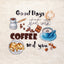 Set de broderie Letistitch -  Ora de cafea, Leti927