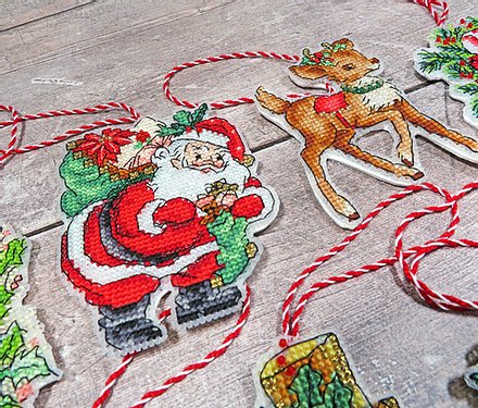 Set de brodat Letistitch - Christmas Toys Kit nr.1, LETI966