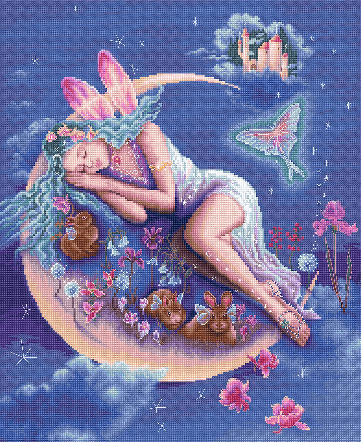 Cross Stitch Kit LetiStitch -  Evening Dreams - HobbyJobby