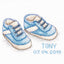 Cross Stitch Kit Luca-S - Baby Shoes - HobbyJobby