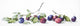 Set de brodat în cruciuliță Luca-S - B2257 Prune