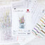 Cross Stitch Kit Luca-S - Bouquet with lavender - HobbyJobby