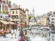 Cross Stitch Kit Luca-S - Lake Annecy - HobbyJobby