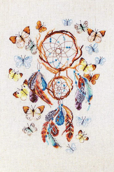 Set de broderie LETISTITCH - Păstrează-ți visele în siguranță, Leti922