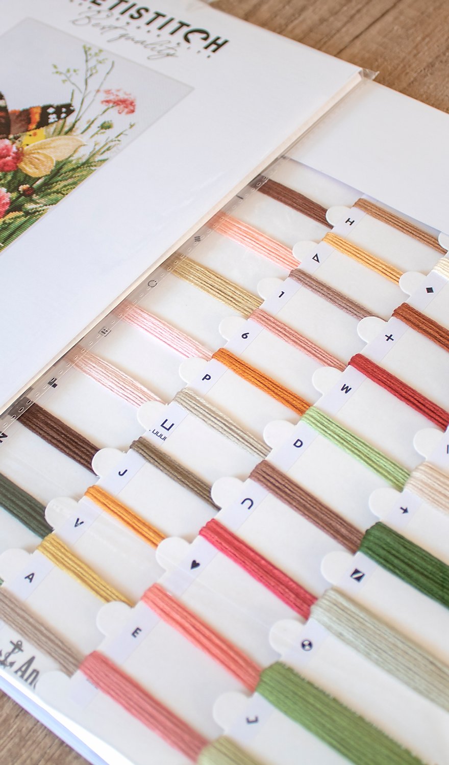 Set de broderie Letistitch -  Fluturi în câmp, LETI938