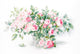 Cross Stitch Kit Luca-S - Bouquet of Pink Roses - HobbyJobby