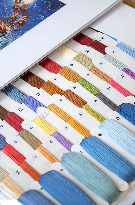 Set de broderie Letistitch - Renii sunt pe drum!, Leti958