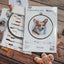 Set de brodat în cruciuliță cu cercul de brodat inclus- BC212 Corgi Galez