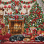 Set de brodat în cruciuliță Luca-S GOLD - Lîngă Șemineu, BU5041
