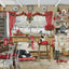 Set de brodat în cruciuliță Luca-S GOLD - Interior Sătesc de Crăciun, BU5053