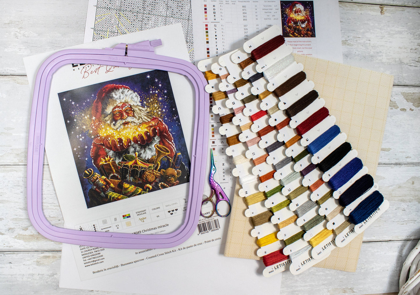 Set de broderie LETISTITCH - Miracol de Crăciun, L8049