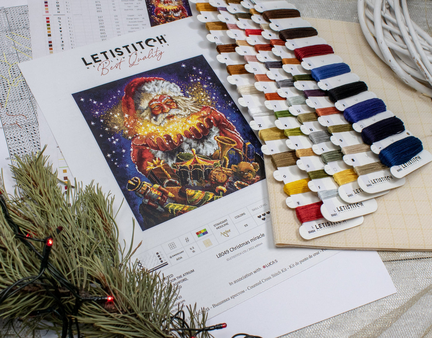 Set de broderie LETISTITCH - Miracol de Crăciun, L8049