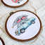 Set de broderie Letistitch  - Christmas Retro Cars / Kit of 5, Leti965