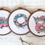 Set de broderie Letistitch  - Christmas Retro Cars / Kit of 5, Leti965
