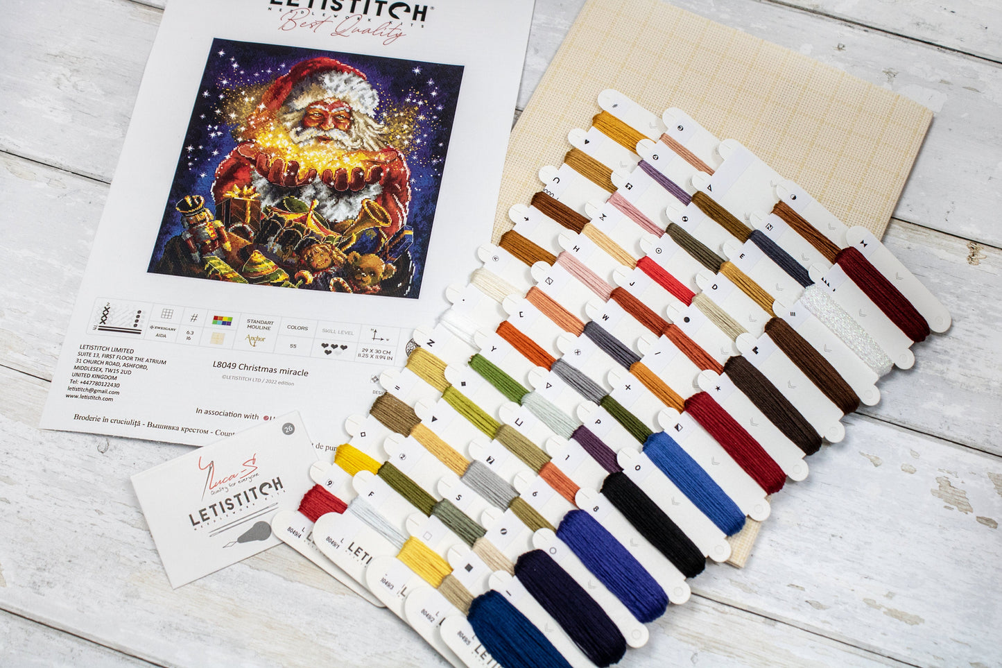 Set de broderie LETISTITCH - Miracol de Crăciun, L8049