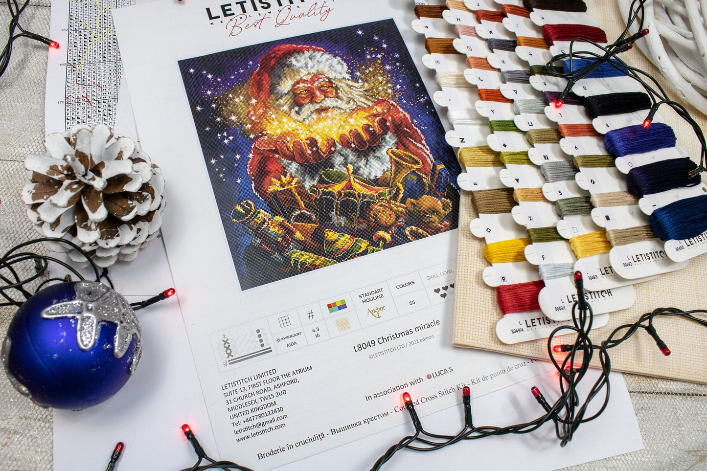 Set de broderie LETISTITCH - Miracol de Crăciun, L8049